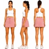 image:imageSpyder Womens Skort  Athletic Stretch Mini Skorts for Women  Performance Skirt with Built in Shorts for Golf and TennisFrench Rose