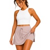 image:imageSpyder Womens Skort  Athletic Stretch Mini Skorts for Women  Performance Skirt with Built in Shorts for Golf and TennisMushroom