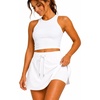 image:imageSpyder Womens Skort  Athletic Stretch Mini Skorts for Women  Performance Skirt with Built in Shorts for Golf and TennisWhite