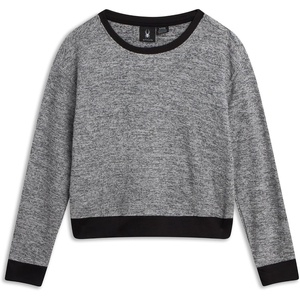 image:imageSpyder Womens Sweaters  Long Sleeve Terry Fleece Breathable Pullover SoftBlack