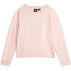 image:imageSpyder Womens Sweaters  Long Sleeve Terry Fleece Breathable Pullover SoftPeach Blush