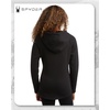 image:imageSpyder Womens Fleece Sweatshirt  UPF 30 Wind Resistant Full Zip Cozy HoodBlack