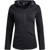 image:imageSpyder Womens Fleece Sweatshirt  UPF 30 Wind Resistant Full Zip Cozy HoodBlack