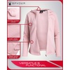 image:imageSpyder Womens Fleece Sweatshirt  UPF 30 Wind Resistant Full Zip Cozy HoodMauve Rose