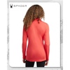 image:imageSpyder Womens Quarter Zip Pullover  Brushed Fleece Mock Neck SweatshirtCayenne
