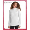 image:imageSpyder Womens Quarter Zip Pullover  Brushed Fleece Mock Neck SweatshirtWhite