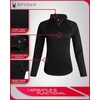 image:imageSpyder Womens Quarter Zip Pullover Sweatshirt  Mock Neck Knit FleeceBlack