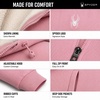 image:imageSpyder Womens Sherpa Fleece Jacket  Waffle Knit Heavyweight Full Zip HoodiMauve Rose