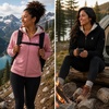 image:imageSpyder Womens Sherpa Fleece Jacket  Waffle Knit Heavyweight Full Zip HoodiMauve Rose