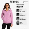 image:imageSpyder Womens Sherpa Fleece Jacket  Waffle Knit Heavyweight Full Zip HoodiOrchid