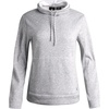 image:imageSpyder Womens Sweatshirt  Wind Resistant Cowl Neck Plush Fleece TopLight Heather Grey