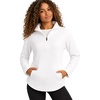 image:imageSpyder Womens Quarter Zip Pullover Sweatshirt  Mock Neck Knit FleeceWhite