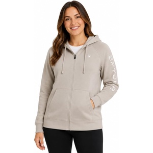 image:imageSpyder Womens Fleece Hoodie  Hooded Sweatshirt Full Zip with PocketsSandstorm