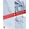 image:imageSpyder Womens Polo Shirt  UPF 30 Stretch Lightweight Collared TopMist Blue