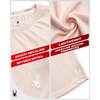 image:imageSpyder Womens Short Sleeve Tops  Breathable UPF 50 Easy Care Sun ShirtPeach Blush