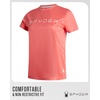 image:imageSpyder Womens Short Sleeve Tops  Breathable UPF 50 Easy Care Sun ShirtPeach Bud