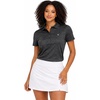 image:imageSpyder Womens Polo Shirt  UPF 30 Stretch Lightweight Collared TopBlack