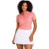 image:imageSpyder Womens Polo Shirt  UPF 30 Stretch Lightweight Collared TopPeach Bud
