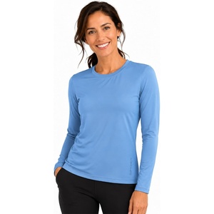 image:imageSpyder Womens Long Sleeve Tops  Breathable UPF 50 EasyCare Sun ShirtsDress Blue