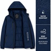 image:imageSpyder Mens Insulated Hooded Jacket Full Zip Water Resistant WindbreakerDark Navy