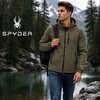 image:imageSpyder Mens Insulated Hooded Jacket Full Zip Water Resistant WindbreakerMilitary