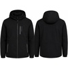 image:imageSpyder Mens Insulated Hooded Jacket Full Zip Water Resistant WindbreakerStealth Black