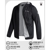image:imageSpyder Mens Rain Jacket  Water Resistant Hooded Lightweight TravelBlack