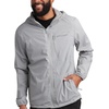 image:imageSpyder Mens Rain Jacket  Water Resistant Hooded Lightweight TravelPewter
