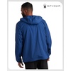 image:imageSpyder Mens Rain Jacket  Water Resistant Hooded Lightweight TravelTrue Blue
