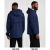 image:imageSpyder Mens Rain Jacket  Waterproof Lightweight Hooded WindbreakerDark Navy
