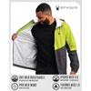 image:imageSpyder Mens Rain Jacket  Waterproof Lightweight Hooded WindbreakerLime Punch