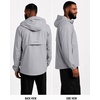 image:imageSpyder Mens Rain Jacket  Waterproof Lightweight Hooded WindbreakerPewter