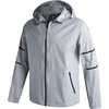 image:imageSpyder Mens Rain Jacket  Waterproof Lightweight Hooded WindbreakerPewter Reflective Taping