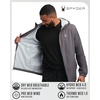 image:imageSpyder Mens Rain Jacket  Waterproof Lightweight Hooded WindbreakerPolar