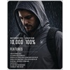 image:imageSpyder Mens Rain Jacket  Waterproof Lightweight Hooded WindbreakerPolar