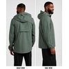 image:imageSpyder Mens Rain Jacket  Waterproof Lightweight Hooded WindbreakerSpruce Green
