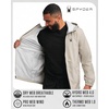 image:imageSpyder Mens Rain Jacket  Waterproof Lightweight Hooded WindbreakerStone Beige