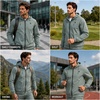 image:imageSpyder Mens Windbreaker Jacket  Hooded Lightweight Breathable HikingSpruce Green Forest