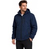 image:imageSpyder Mens Insulated Hooded Jacket Full Zip Water Resistant WindbreakerDark Navy