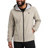 image:imageSpyder Mens Rain Jacket  Waterproof Lightweight Hooded WindbreakerStone Beige