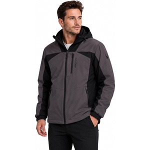 image:imageSpyder Mens Insulated Hooded Jacket Full Zip Water Resistant WindbreakerPolar Glacier