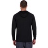 image:imageSpyder Mens Hooded Long Sleeve Rashguard  QuickDry Long Sleeve Swim Shirt Sun ProtectionBlack