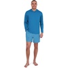 image:imageSpyder Mens Hooded Long Sleeve Rashguard  QuickDry Long Sleeve Swim Shirt Sun ProtectionSwell