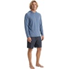 image:imageSpyder Mens Hooded Long Sleeve Rashguard  QuickDry Swim Shirt Sun Protection Performance HoodieAbyss