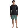 image:imageSpyder Mens Hooded Long Sleeve Rashguard  QuickDry Swim Shirt Sun Protection Performance HoodieBlack
