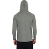 image:imageSpyder Mens Hooded Long Sleeve Rashguard  QuickDry Swim Shirt Sun Protection Performance HoodieKombu Green