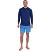 image:imageSpyder Mens Hooded Long Sleeve Rashguard  QuickDry Swim Shirt Sun Protection TopAbyss