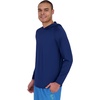 image:imageSpyder Mens Hooded Long Sleeve Rashguard  QuickDry Swim Shirt Sun Protection TopAbyss