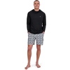 image:imageSpyder Mens Hooded Long Sleeve Rashguard  QuickDry Swim Shirt Sun Protection TopBlack