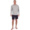 image:imageSpyder Mens Long Sleeve Rashguard  QuickDry Swim Shirt Sun Protection Performance Long Sleeve TopAlloy